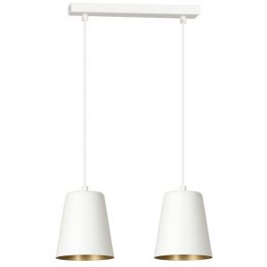 Emibig lampa wisząca MILAGRO 2 WHITE / GOLD E27 60W MAX 414/2 - 2a88c5bcc351ce200e80b6f7d8cb11a14de0d5e1.jpg