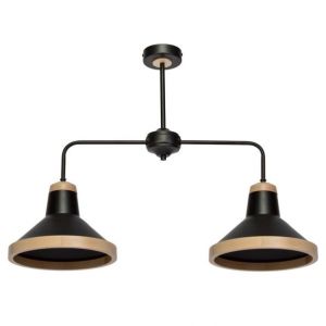 MILAGRO Lampa sufitowa SALMA BLACK / WOOD 2xE27 - 31c20823f335467eebc80184ba6f96aa7c14953f.jpg