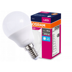 Żarówka LED E14 kulka 4,9W 470lm 200 ° 4000K neutralna biel VALUE OSRAM LEDVANCE - 4058075147911.png