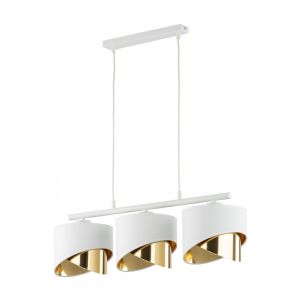 Lampa wisząca GRANT 3xE27 LED biało złota styl glamour 4821 TK Lighting - 4821.jpg