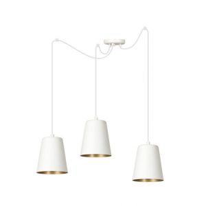 Emibig lampa wisząca LINK 3 WHITE / GOLD E27 60W MAX 456/3 - 5665c0f0a297184450bbac3f667305ed582e99ef.jpg