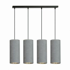 Emibig lampa wisząca Bente 4 4xE27 szara/czarna 1060/4 - 8c6d0d58d9955e597f465ef1ca153b73d779263d.jpg