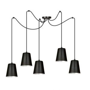 Emibig lampa wisząca LINK 5 BLACK / WHITE E27 60W MAX 454/5 - d73d1f833a7e90e1cb85c097e7d1fb687d77f333.jpg