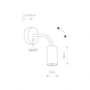 Nowodvorski Lampa ścienna regulowana EYE Flex S - nowodvorski_lampa_scienna_regulowana_eye_2.jpg