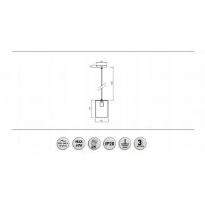 Lampa wisząca E27 DIU metalowa loft GTV - oprawa-sufitowa-diu-e27-pojedyncza-czarna-gtv-ean-gtin-5902801353598.jpg