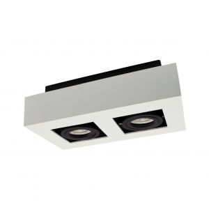 Oprawa natynkowa MIRORA GU10 GU10x2 IP20 255X145X85 mm biały/czarny prostokątna ruchoma  SLIP005046 Spectrum Led - slip005046,img01.jpg