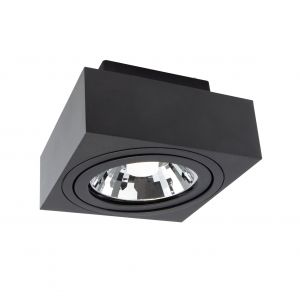 MIRORA AR111 NATYNKOWA GU10 250V IP20 145X145X85mm CZARNY kwadratowa ruchoma  SLIP005048 Spectrum Led - slip005048,img01.jpg