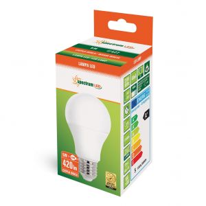 Żarówka LED GLS E27 5W 420lm 3000K ciepła biel  WOJ+13271 Spectrum Led - woj--13271,pud.jpg