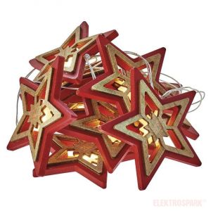 Drewniane gwiazdki 10 LED 1,35m 2, ciepła biel AA WW, timer EMOS - zy2071.jpg
