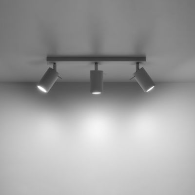 Sollux Plafon Ring 3L biały SL.0089 szyna loftowa (SL.0089)