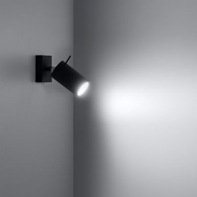 Sollux Kinkiet Ring czarny SL.0091 (SL.0091)
