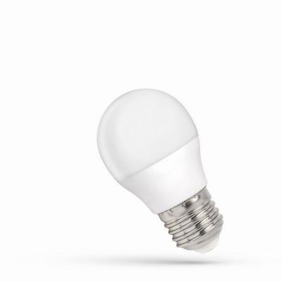 Żarówka LED KULKA E27 230V 1W 100lm 6000K zimna biel  WOJ+14450 Spectrum Led (WOJ+14450)