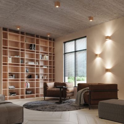 Sollux Plafon QUAD naturalne drewno SL.0493 (SL.0493)