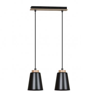 Emibig lampa wisząca BOLERO 2 BLACK E27 60W MAX 442/2 (442/2)