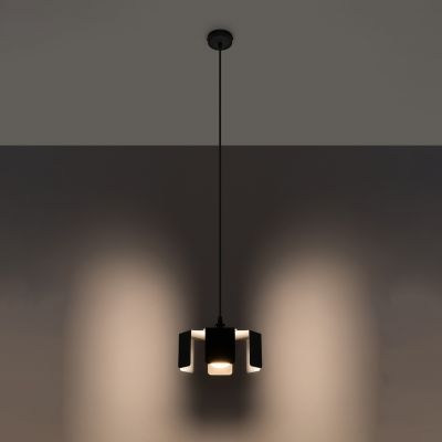 Sollux Lampa wisząca TULIP czarny SL.0667 (SL.0667)