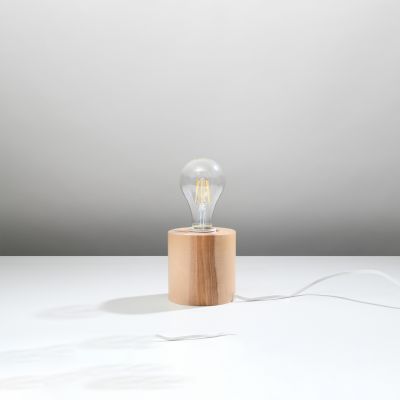 Sollux Lampa biurkowa SALGADO naturalne drewno SL.0674 (SL.0674)
