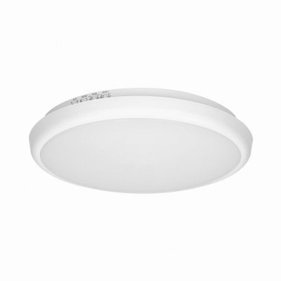 CERS LED 16W, plafon z mikrofalowym czujnikiem ruchu, 1300lm, IP65, 4000K, poliwęglan mleczny, biały AD-PL-6113WLPMM4 ORNO (AD-PL-6113WLPMM4)