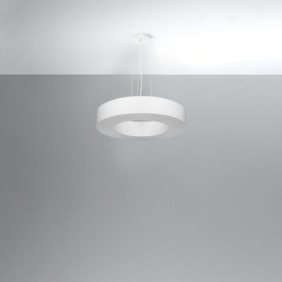 Sollux Żyrandol SATURNO SLIM 50 biały SL.0749 (SL.0749)