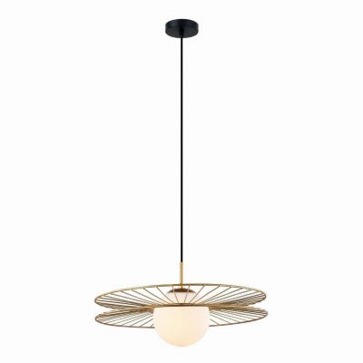 ITALUX lampa wisząca Sandy E27 40W 220-240V IP20 kolor - złoty (MDM-4002/1 GD)