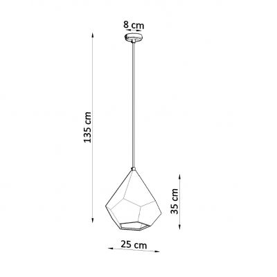 Sollux Lampa wisząca ceramiczna PAVLUS SL.0844 (SL.0844)