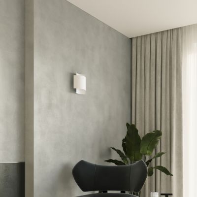 Kinkiet IMPACT biały lampa ścienna stal oprawa LED (SL.0857)