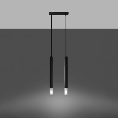 Sollux Lampa wisząca Wezyr 2 czarna SL.0961 (SL.0961)