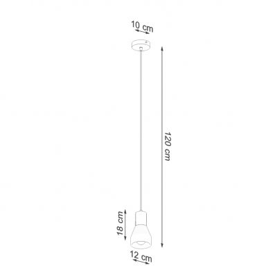 Sollux Lampa wisząca QUBIC czarna SL.0963 (SL.0963)