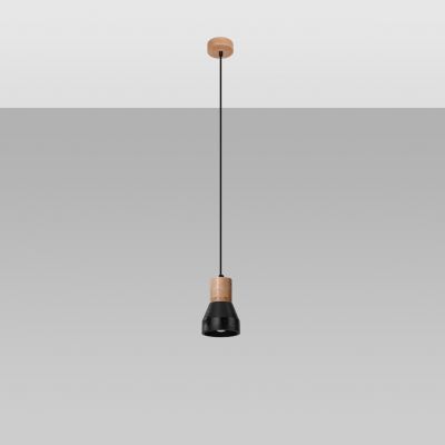 Sollux Lampa wisząca QUBIC czarna SL.0963 (SL.0963)