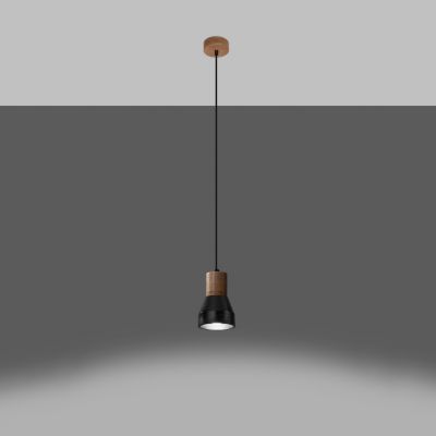 Sollux Lampa wisząca QUBIC czarna SL.0963 (SL.0963)