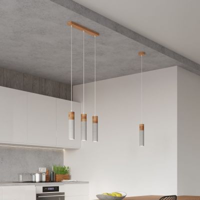 Sollux Lampa wisząca ZANE 3 szara SL.0967 (SL.0967)