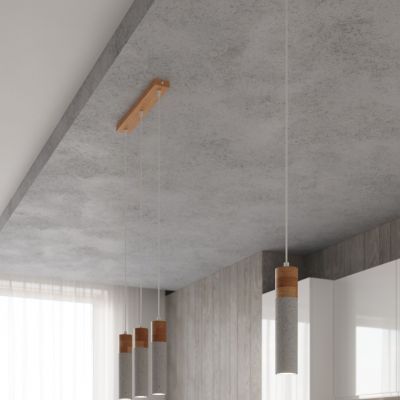 Sollux Lampa wisząca ZANE 3 szara SL.0967 (SL.0967)