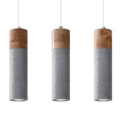 Sollux Lampa wisząca ZANE 3 szara SL.0967 (SL.0967)