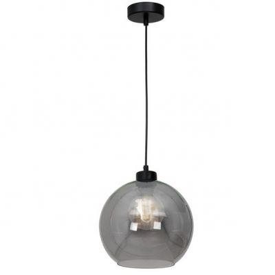 Milagro lampa wisząca Sofia Smoked E27 czarna MLP6577 (MLP6577)