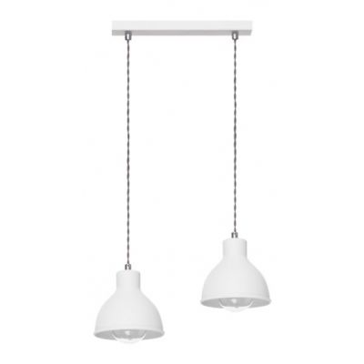 Lampex lampa wisząca Zoe 2L 2xE27 biała 533/2L BIA (533/2L BIA)