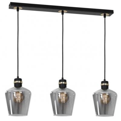 Milagro lampa wisząca Richmond 3xE27 czarno/złota MLP6539 (MLP6539)