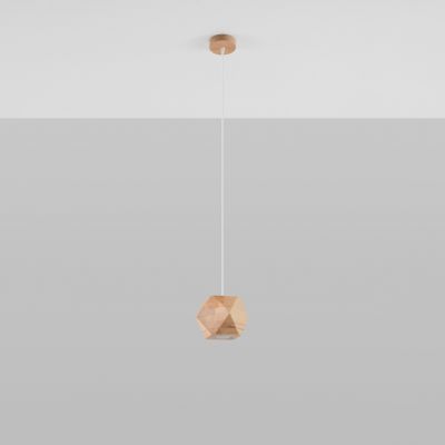 Sollux Lampa wisząca WOODY naturalne drewno SL.1011 (SL.1011)