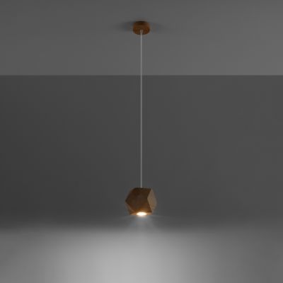 Sollux Lampa wisząca WOODY naturalne drewno SL.1011 (SL.1011)