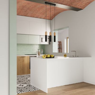 Sollux Lampa wisząca PABLO 3P czarna SL.1014 (SL.1014)