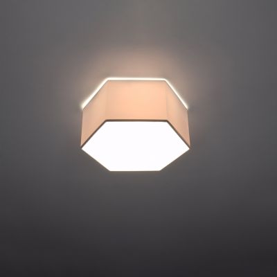 Lampa plafon sześciokątny biały SUNDE 13 SOLLUX (SL.1057)