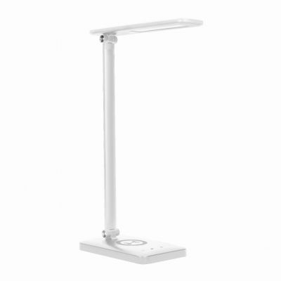 Lampka biurkowa z ładowarką indukcyjną i usb ISIYO LED 7W zmiana barwy temp DL-5/W ORNO (DL-5/W)