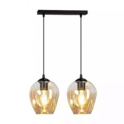 Emibig lampa wisząca Istar 2 2xE27 czarna 677/2 (677/2)