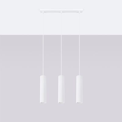 Sollux Lampa wisząca KARBON 3L biały SL.1537 (SL.1537)