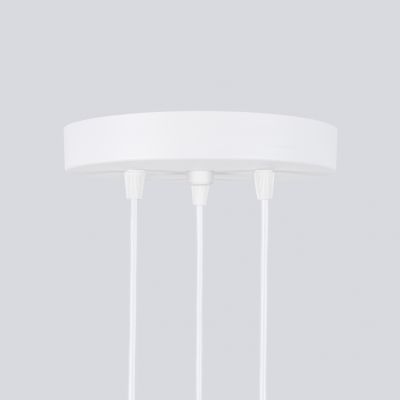 Lampa wisząca potrójna ryflowana KARBON biały SL.1538 Sollux  (SL.1538)