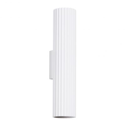 Kinkiet ryflowany KARBON 30 biały SL.1539 SOLLUX (SL.1539)