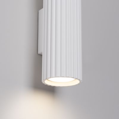 Kinkiet ryflowany KARBON 30 biały SL.1539 SOLLUX (SL.1539)