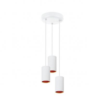  Oprawa zwieszana zwis CHLOE GU10 x3 IP20 biała złota okrągła  SLIP005005 Spectrum Led (SLIP005005)