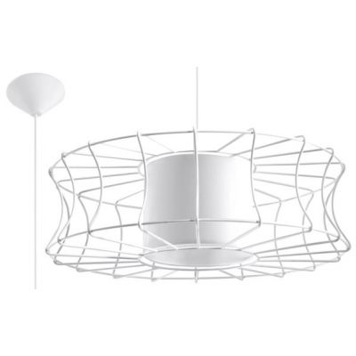 Sollux Lampa wisząca SALERNO biała SL.0299 (SL.0299)