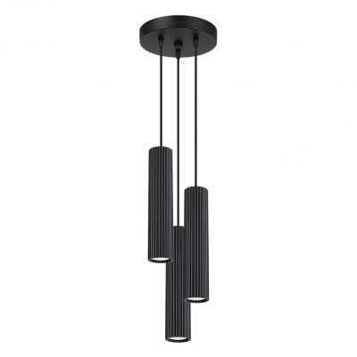 Lampa wisząca potrójna KARBON czarny SL.1576 Sollux  (SL.1576)