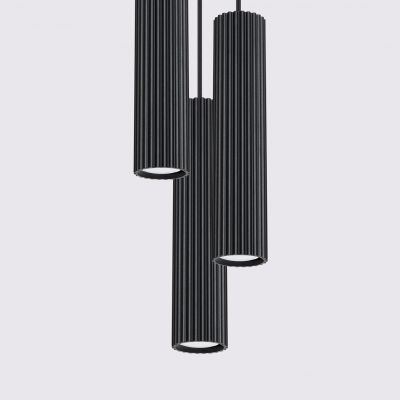 Lampa wisząca potrójna KARBON czarny SL.1576 Sollux  (SL.1576)