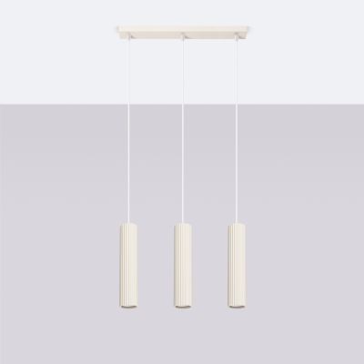 Lampa wisząca KARBON 3L beżowy SL.1594  SOLLUX (SL.1594)